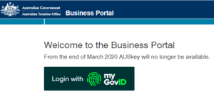Business Portal Mygovid